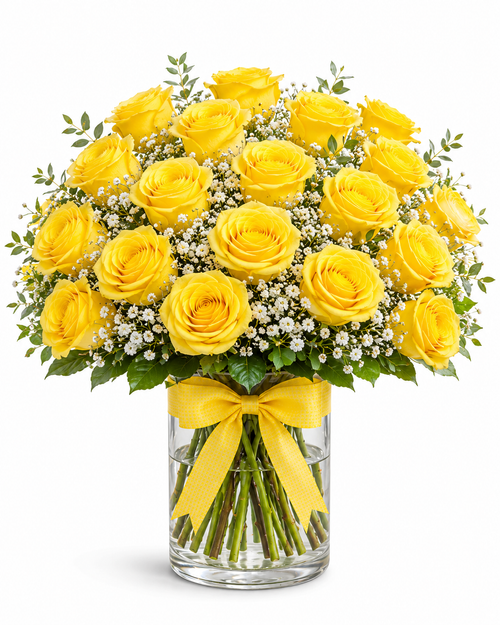 Dozen Yellow Roses