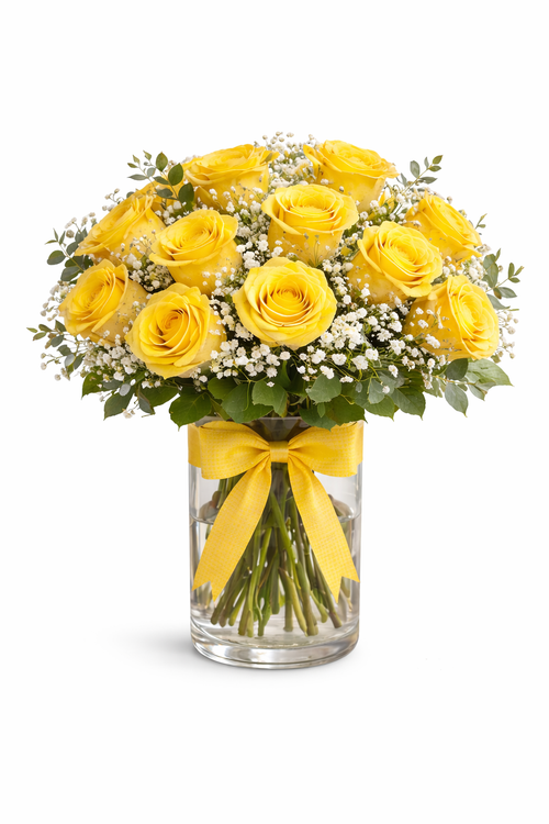 Dozen Yellow Roses