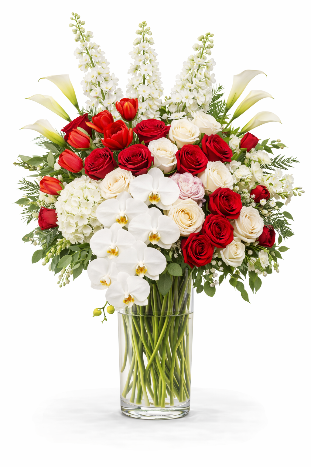 Crimson Ivory Grandeur