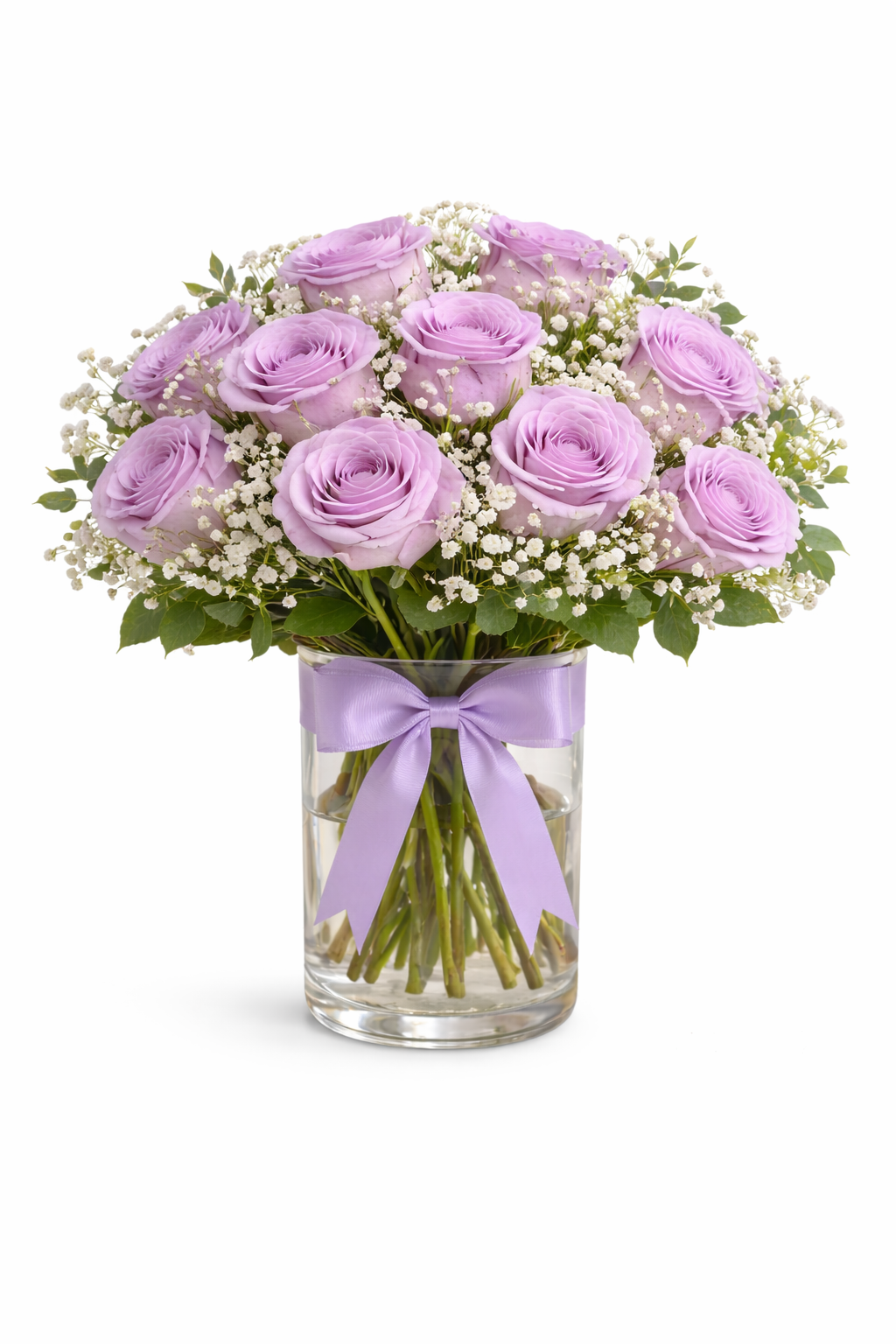 Dozen Lavender Roses