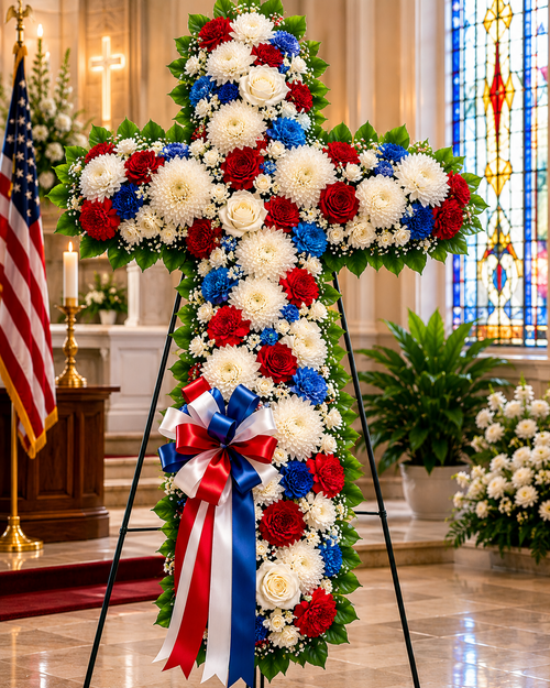 Patriotic Tribute Cross