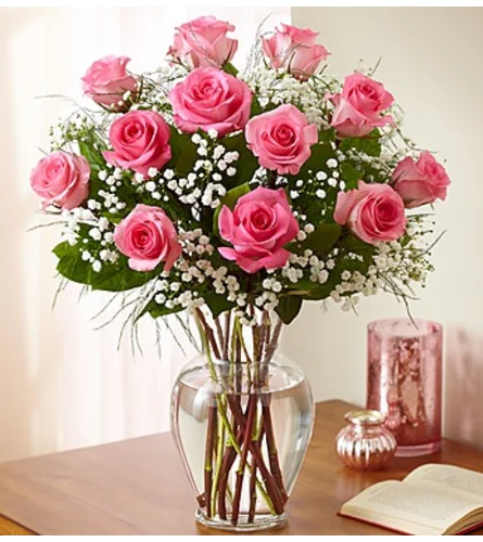 Pink Roses-1Dozen