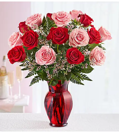 Pink & Red 18Stems